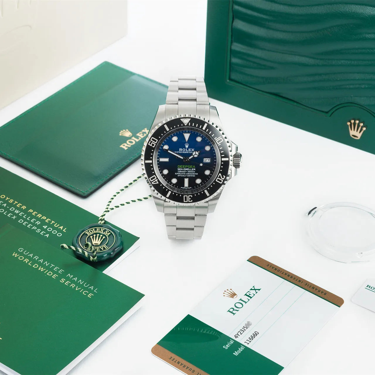 Sea-Dweller Deepsea 126660 D-Blue "James Cameron" Blue Dial 44mm